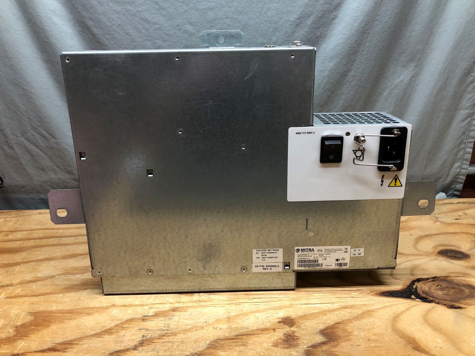5205052-3 LOGIQ E9 MAIN POWER SUPPLY with Warranty