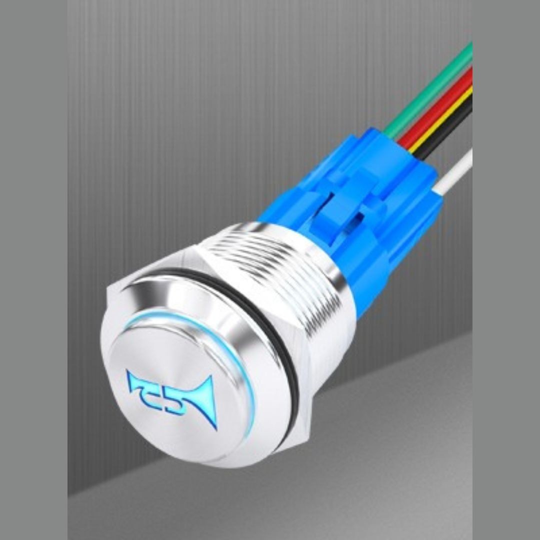 Horn Button Switch 12 Volt Momentary Push Button Switch ,Air Horn Button Switch