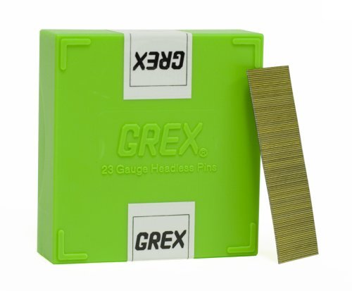 Grex P6/25L 23 Gauge 1-Inch Length Headless Pins (10,000 per box
