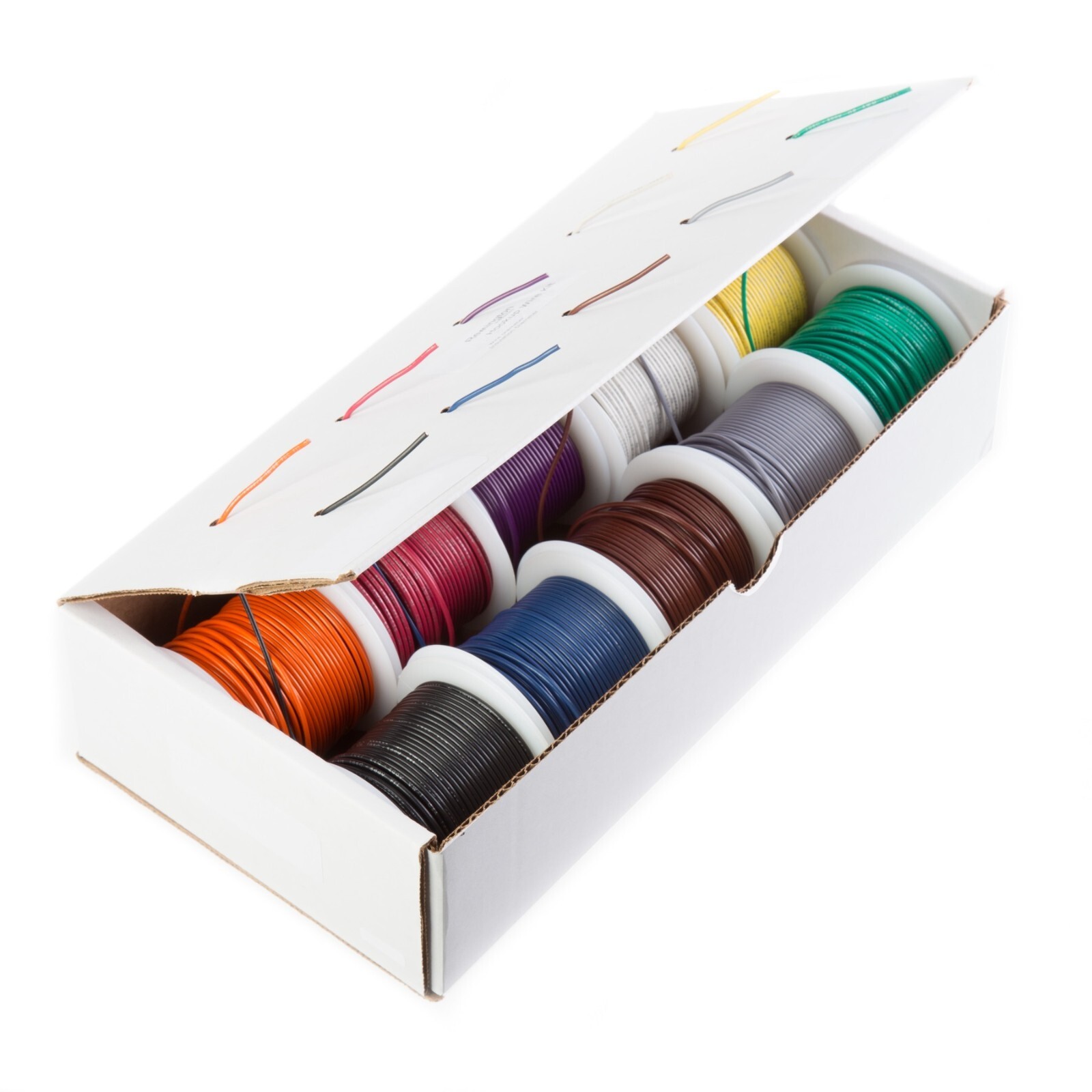 14 AWG Gauge GPT Marine Stranded Hook Up Wire 10-Color Kit 100ft Ea 0.064″ 60Vlt