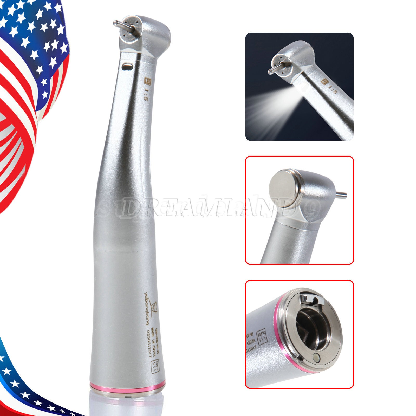 Dental Brushless LED Electric Micro Motor For Practice/1:5 Increasing Handpiece