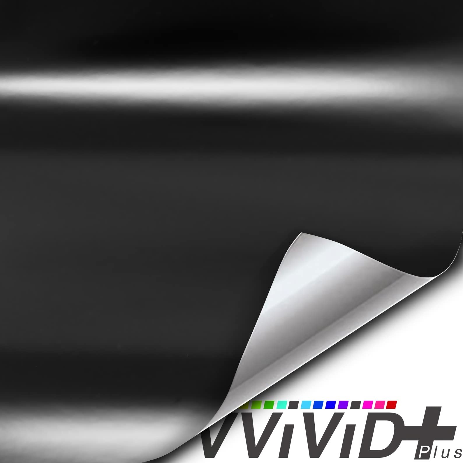 VViViD+ Satin Vinyl Detailing Pinstriping Trim Tape (1″ x 20ft, Black)
