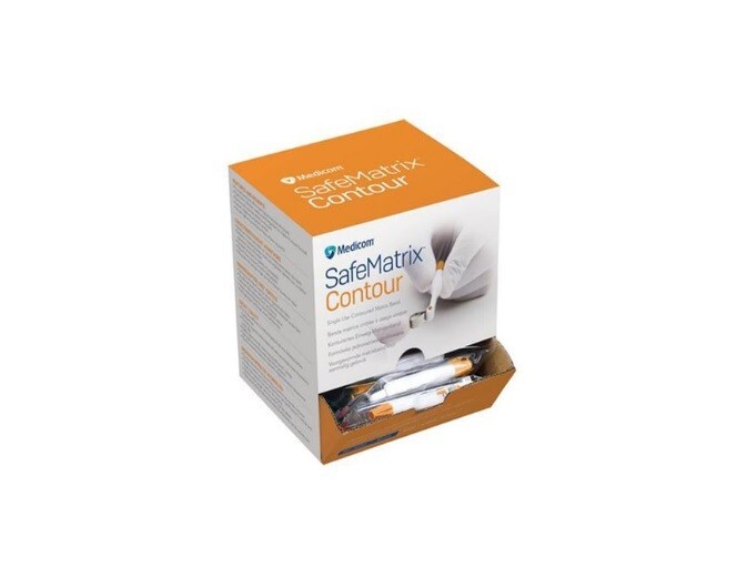 Dental SafeMatrix Bands Contour Bands Medicom 6mm, 50/box # 30055