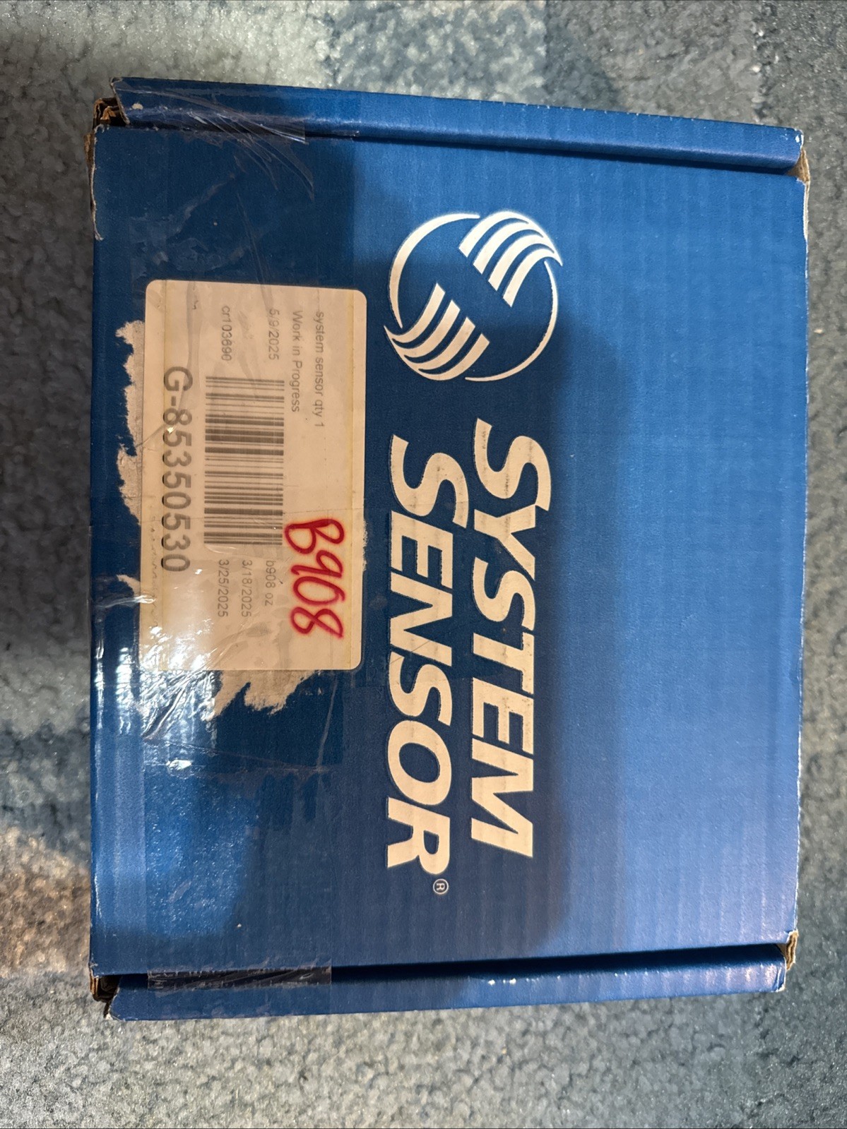 System Sensor WAV-RL Swift Wall Mount Wireless AV Base Red New Open Box