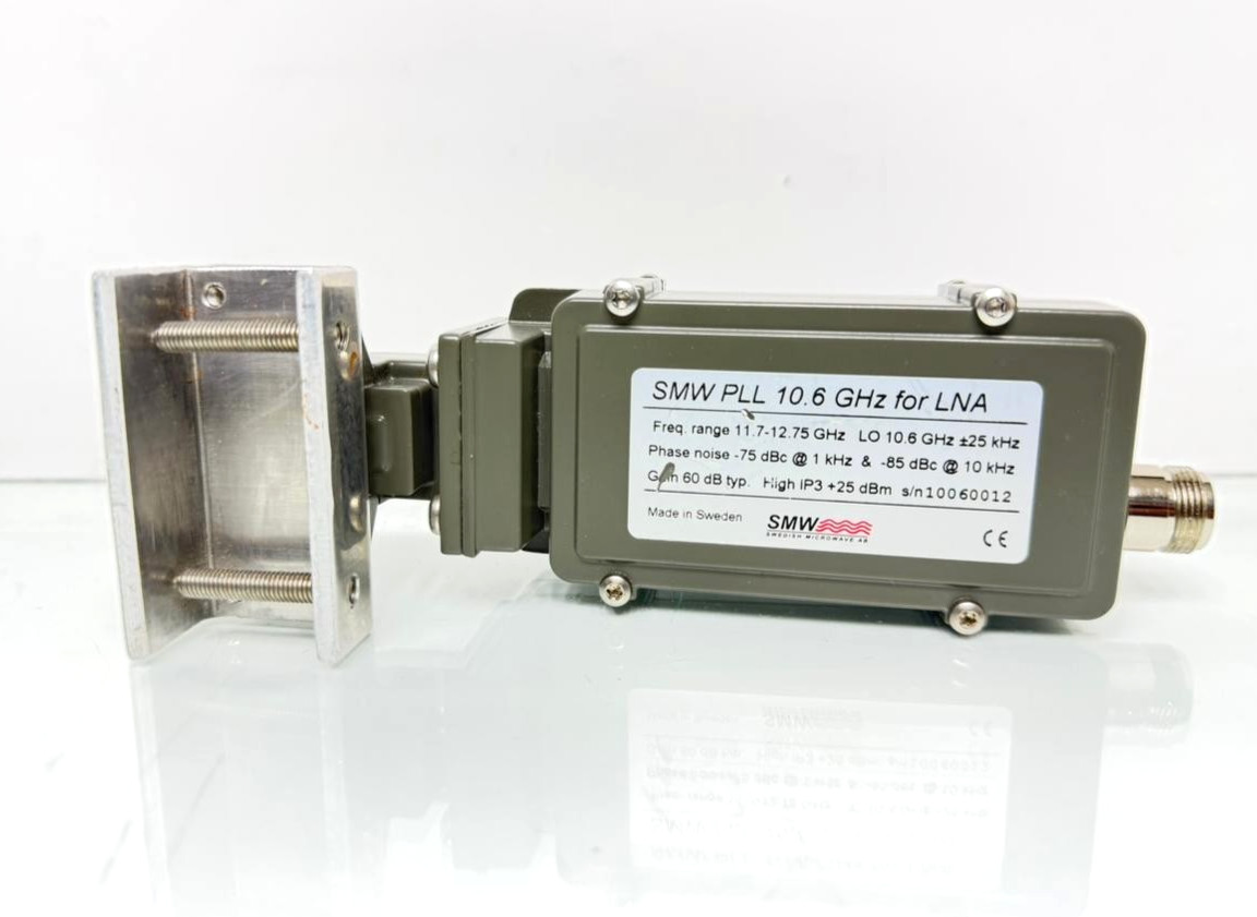 SMW PLL 10.6 GHz for LNA, Freq Range 11.7-12.75 GHz LO 10.6 GHz +25 KHz