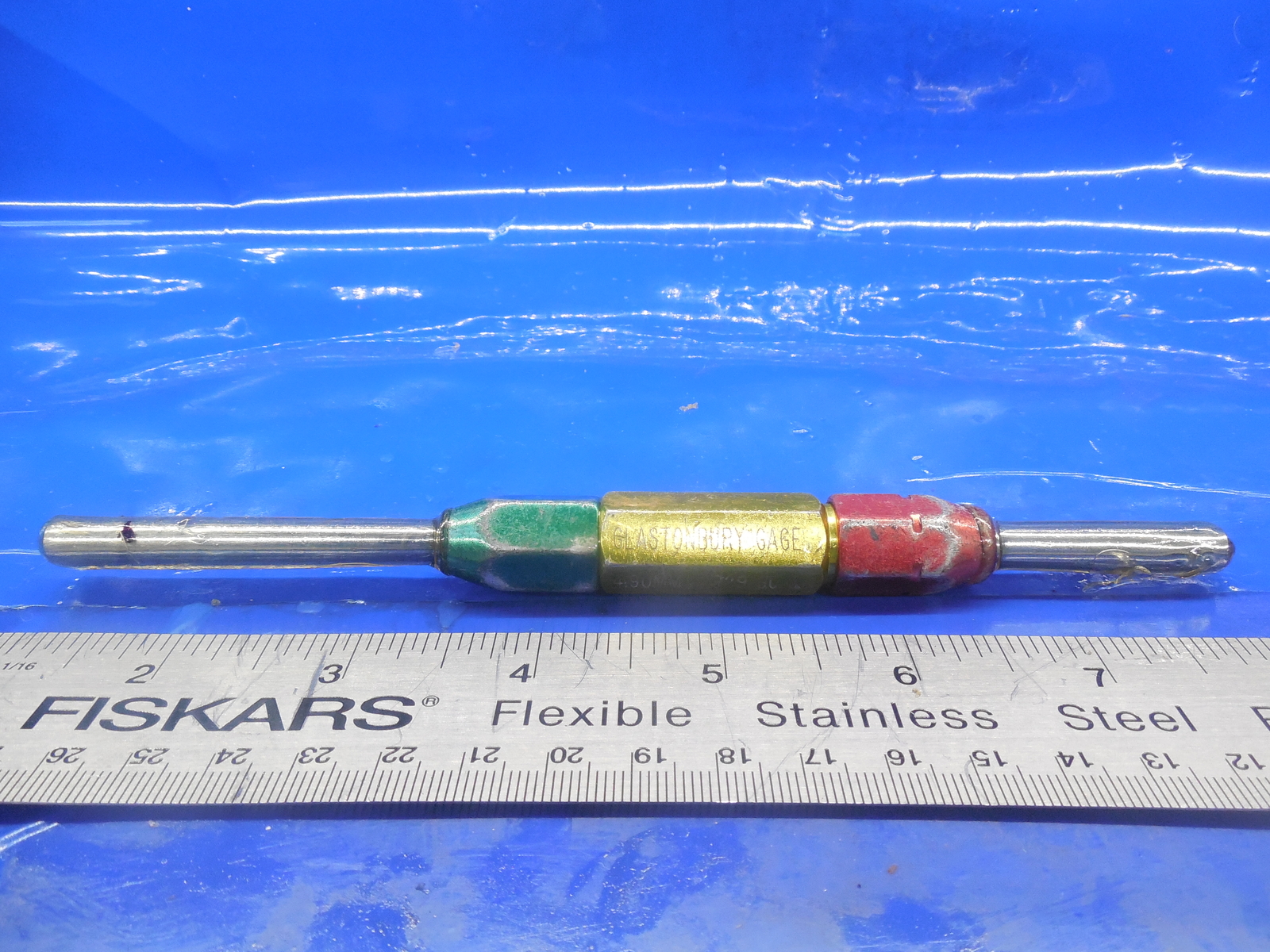 4.900 & 5.250 MM CLASS X SMOOTH PIN PLUG GAGE GO NO GO 5 5.0 MM .1875 +.0054
