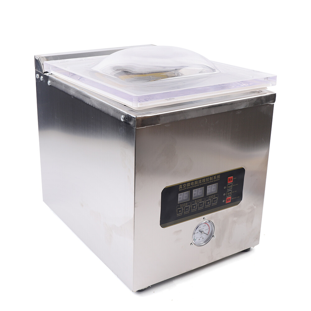 Vacuum Sealer 360W Commercial Food Chamber Vacuum Sealing Packing Machine 110V