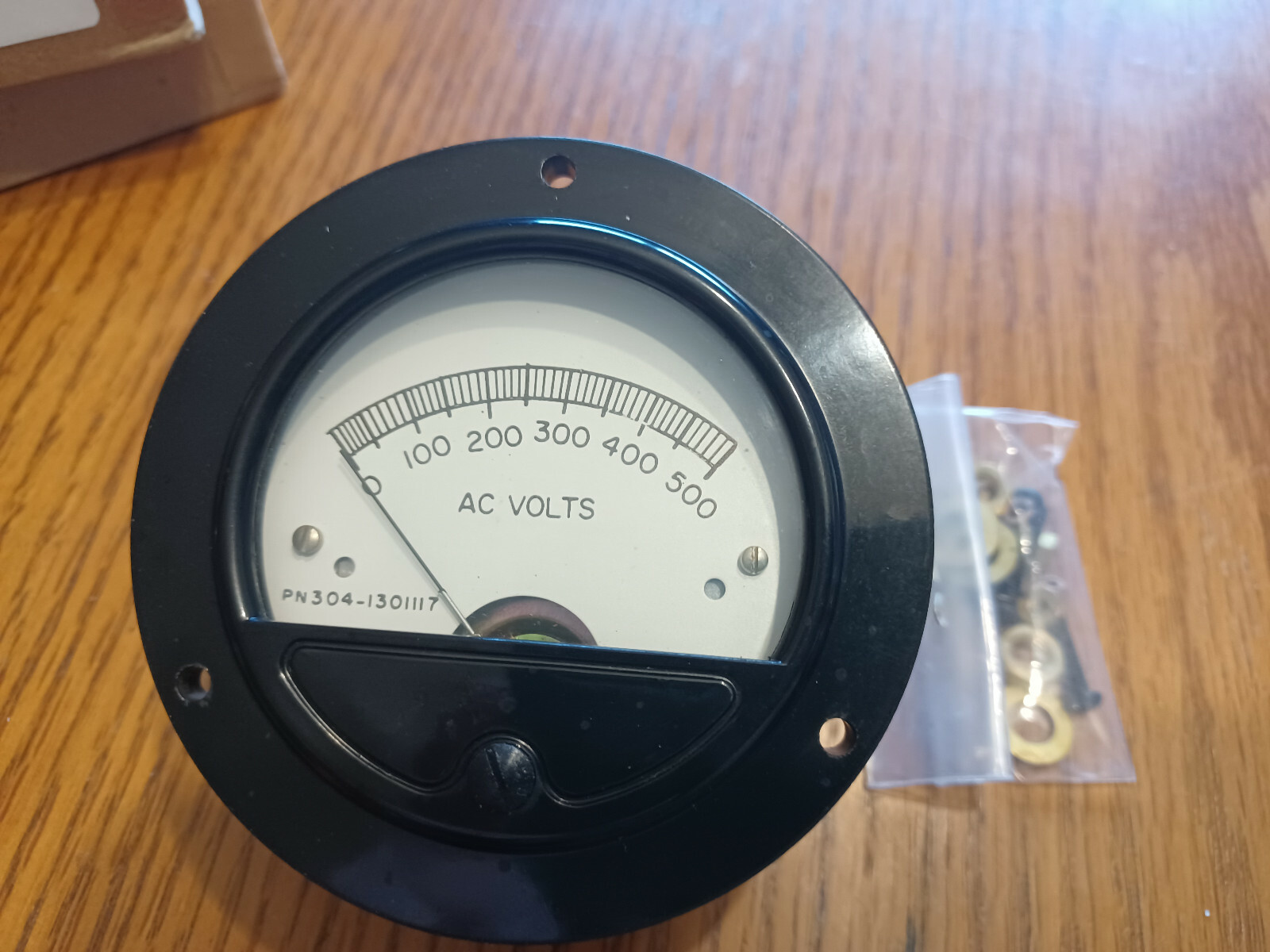 Solartron 500VAC Aviation AC Panel Voltmeter – 304-1301117, 6625-00-063-0687