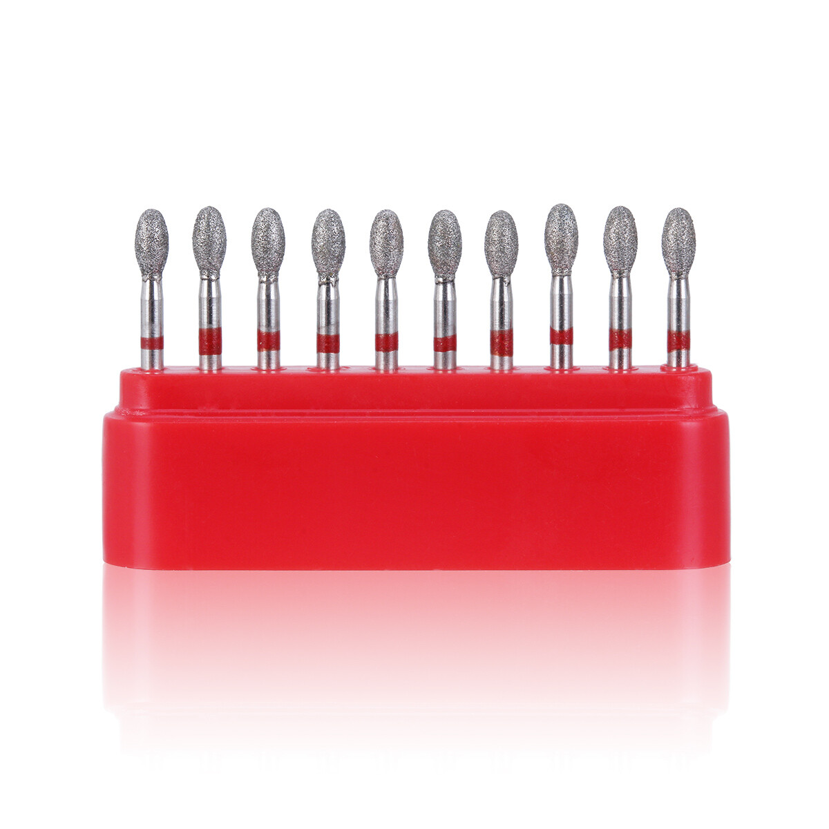 AZDENT Dental Diamond Burs FG Burs Football Shape Fine 379-023F/368-023F Red USA