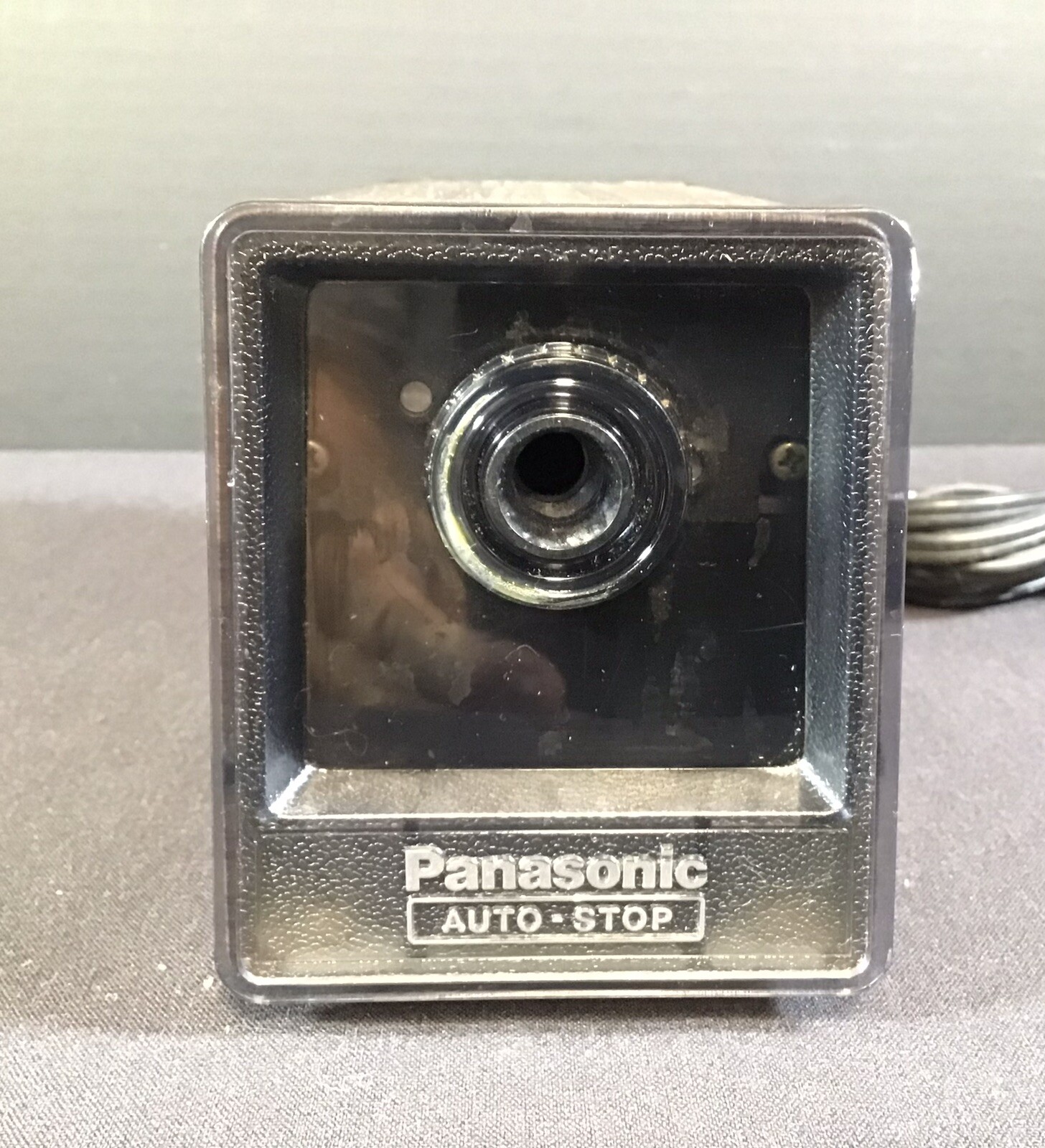 Vintage Panasonic KP-773 Wood Grain Electric Pencil Sharpener Auto Stop- Japan