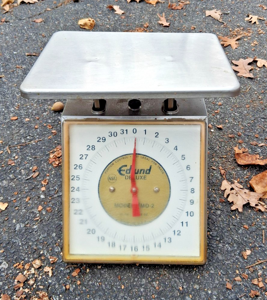 Edlund FMD-2 Restaurant Portion Scale Platform Mechanical 32 oz Dial Type