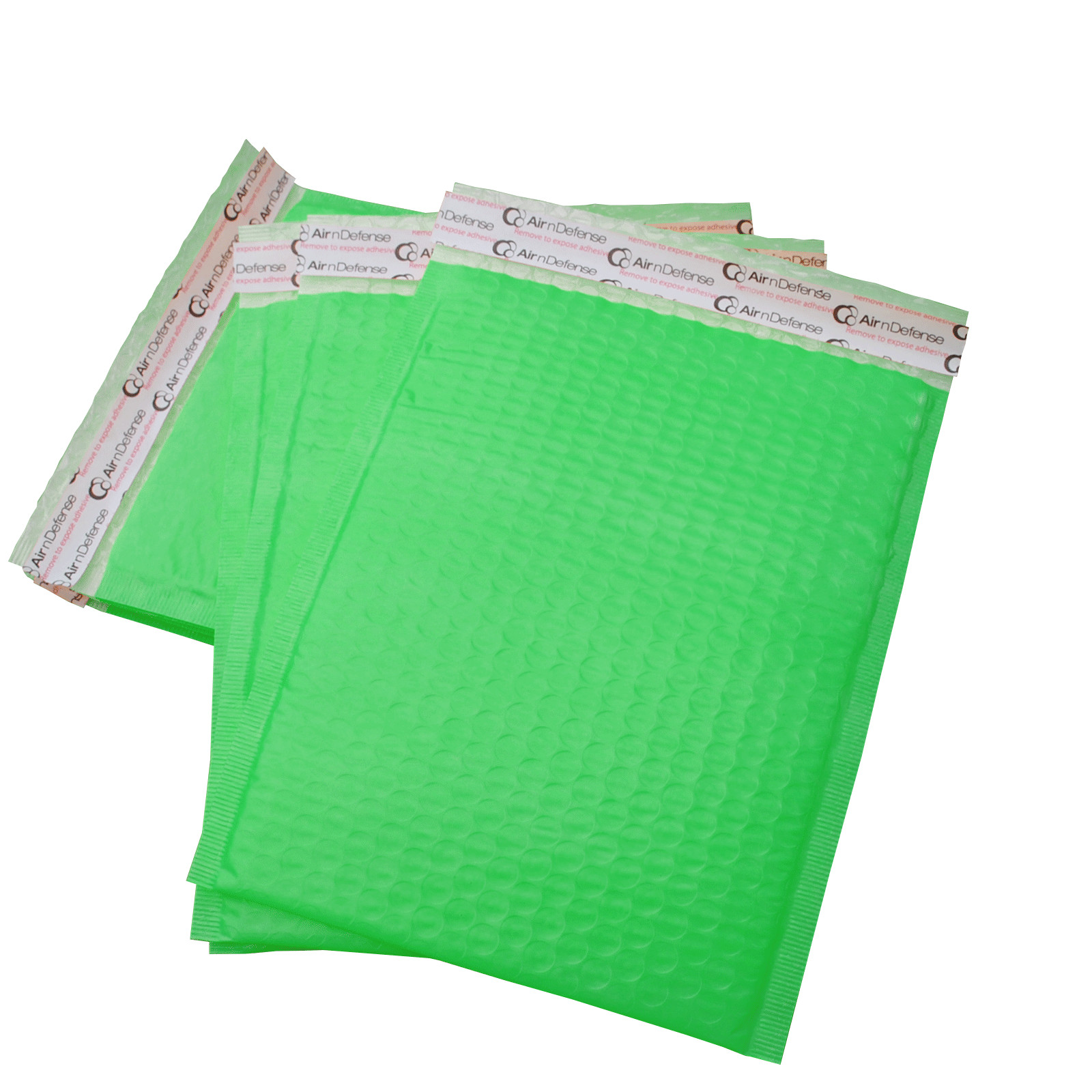 AirnDefense 200 #2 8.5X12″ Green Poly Bubble Mailers Shipping Padded Envelope