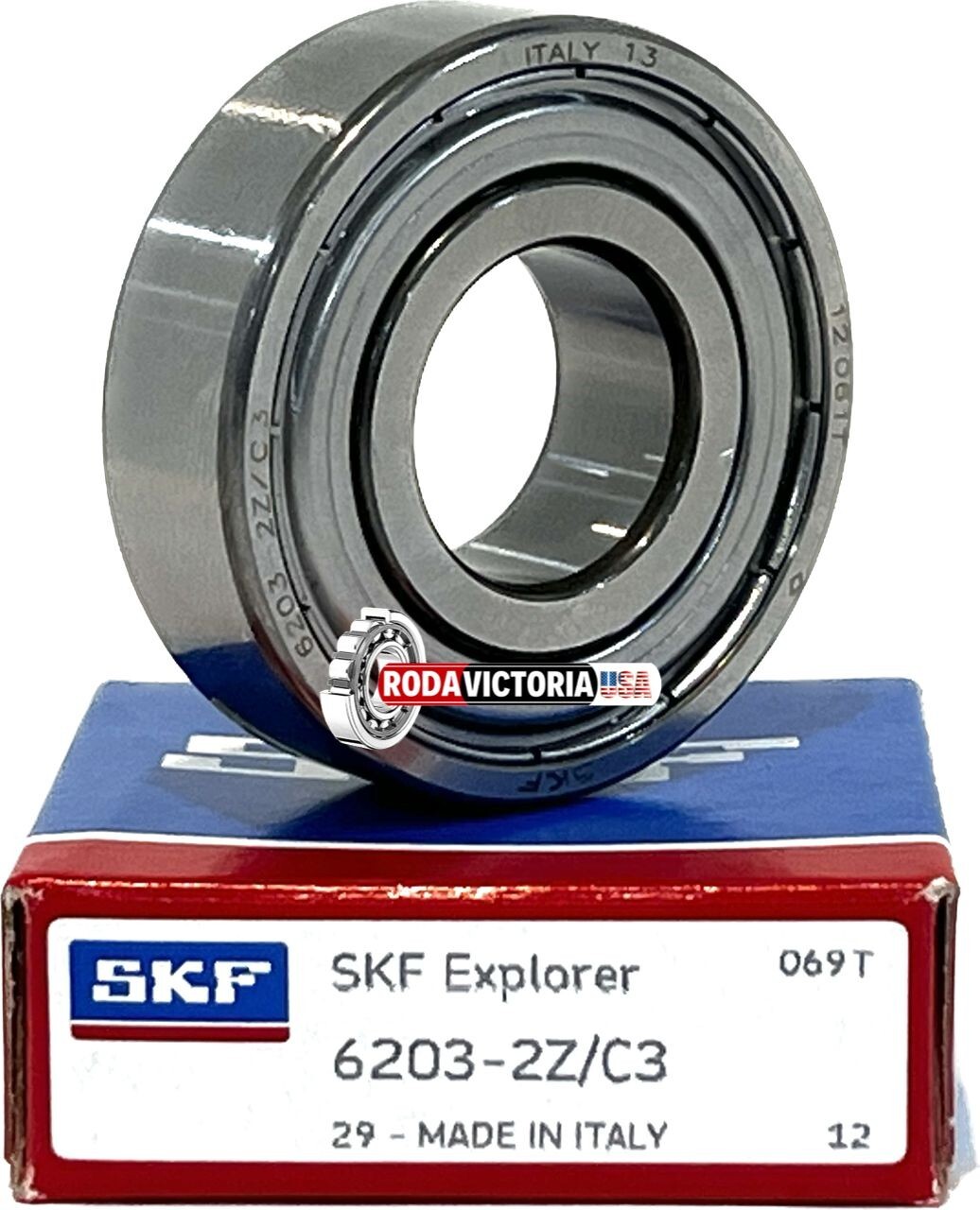 SKF 6203 ZZ C3,6203 2Z C3, Ball Bearing 17x40x12, ABEC SAME DAY SHIPPING!!!