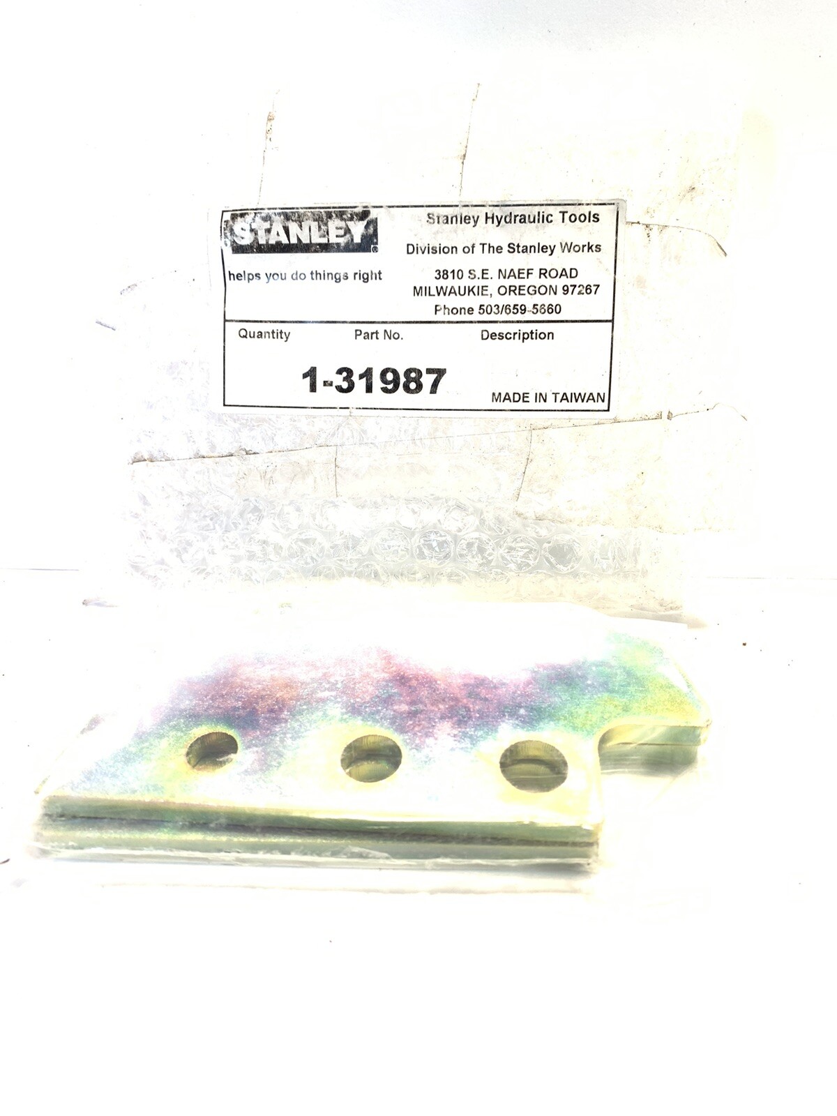 Set Of Rail Shoes For Stanley Hydraulic Rail Drill Part-1-31987 133 RE