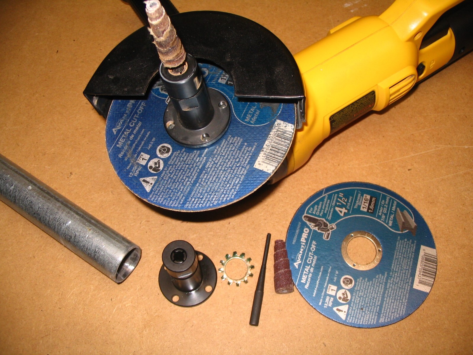 ANGLE GRINDER DIE GRINDER COLLET ADAPTER DEWALT MILWAUKEE FLAPPER