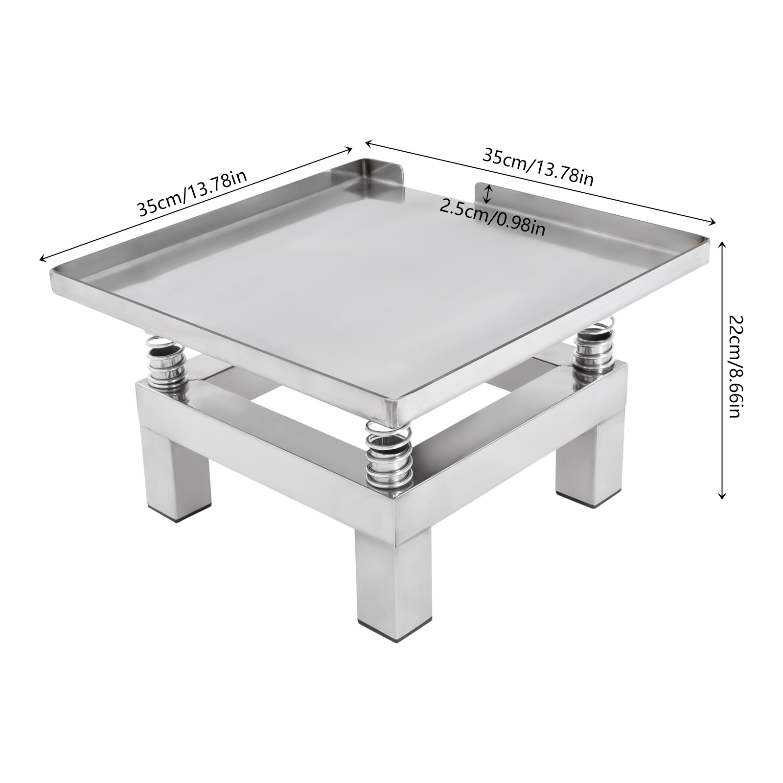 110V 50W Concrete Vibrating Table Vibration Platform Vibration Table 22.05lbs