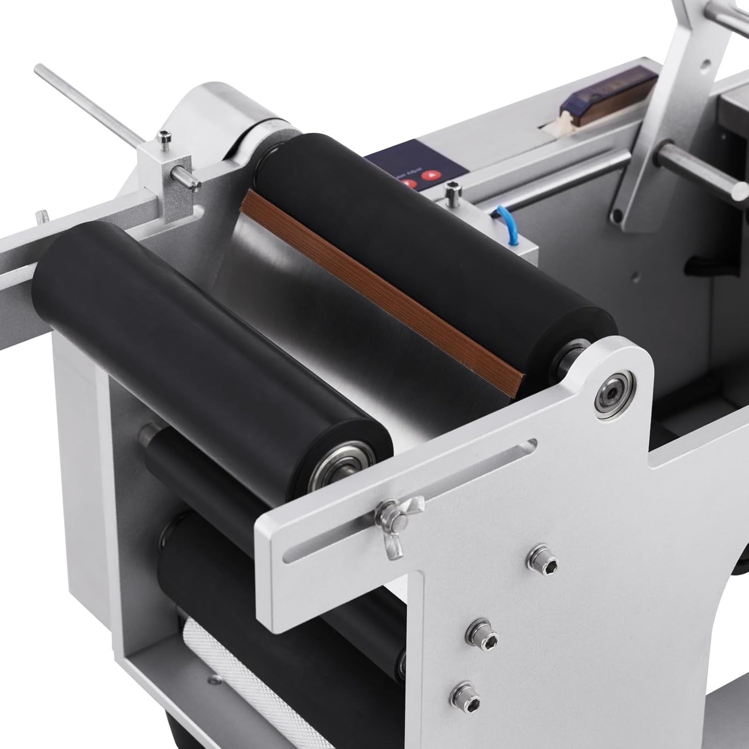 Semi-Automatic Round Labeling Machine 20-50pcs/min Electric Bottle Label Appl…
