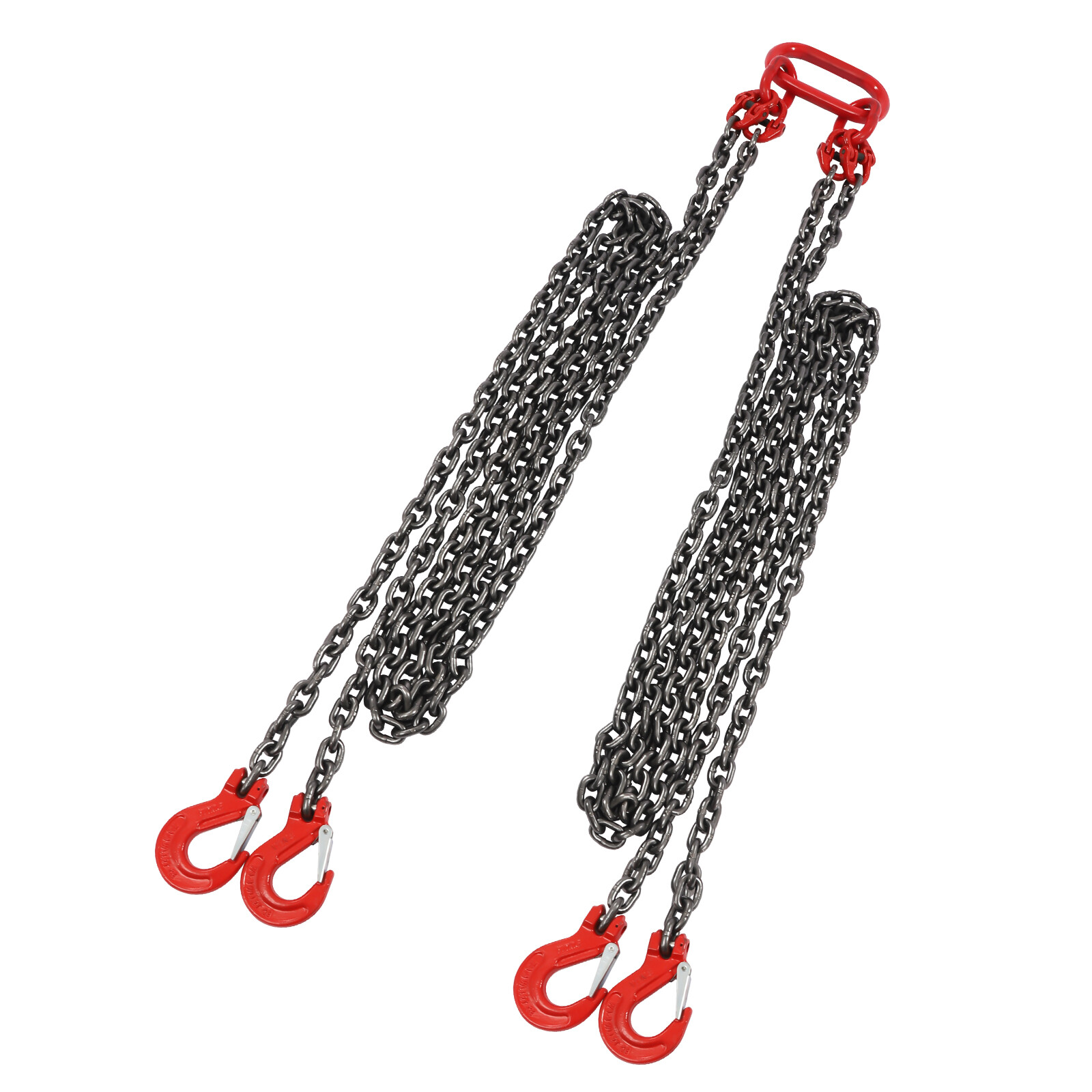 TBvechi Chain Sling 10FT 4 Legs with Sling Hooks Grade 5ton Lifting Chain Sling