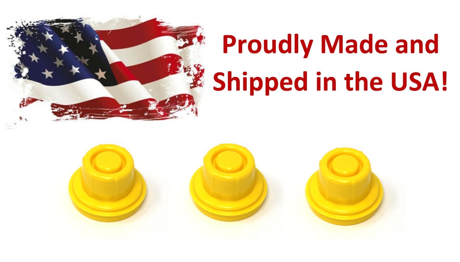 3 PK JSP Replacement Yellow Gas Can Spout Cap Top For Blitz 900094 900092 900302