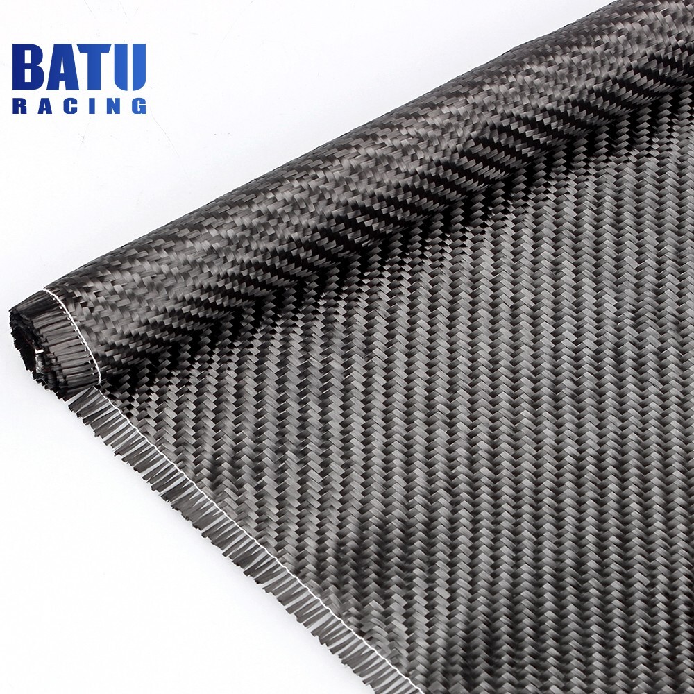 Black New 12″ x 60″/30cm x 150cm Twill Weave Carbon Fiber Fabric Cloth Resin Kit