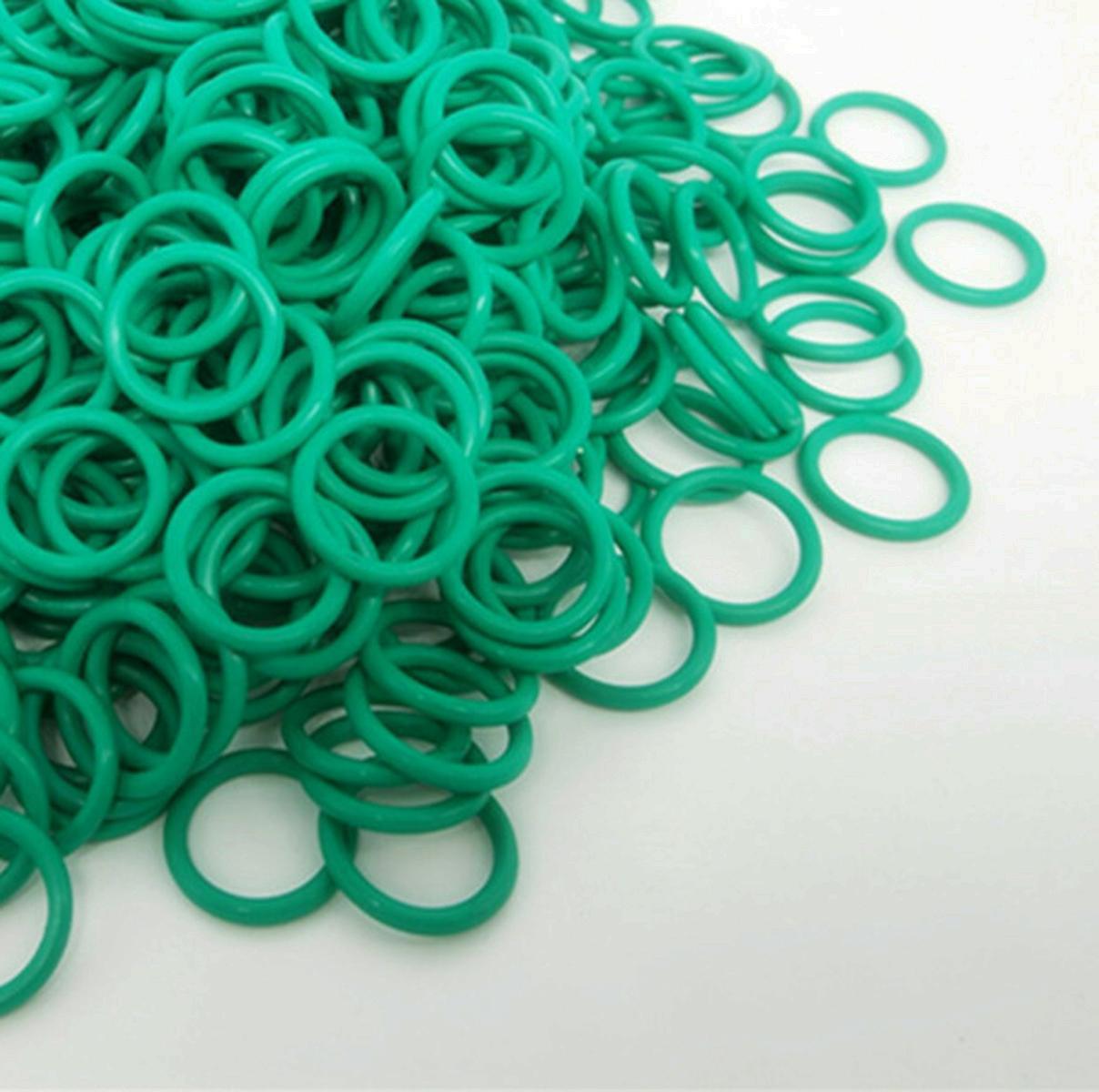 US Stock 50pcs 18mm OD 12mm ID 3mm Dia Fluororubber Seal Fluorine Rubber O-Ring