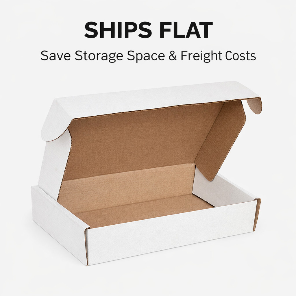 12 1/8 x 9 1/4 x 3″ White Deluxe Literature Mailers 200#/ect 32 50/Case