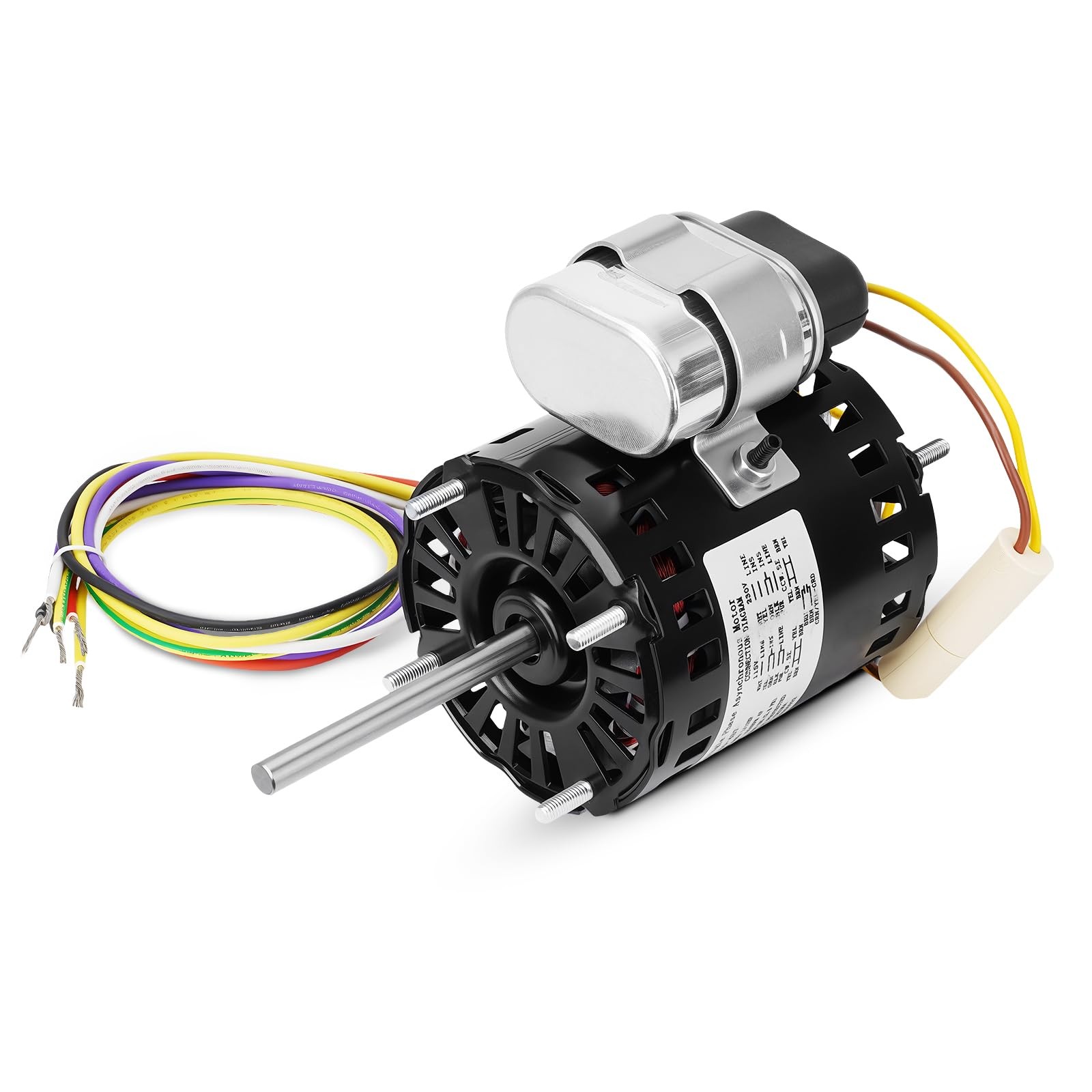 4-N-1 Refrigeration Fan Motor 3.3″ 1/12 hp 1550 RPM 115/230V Fasco # 9721