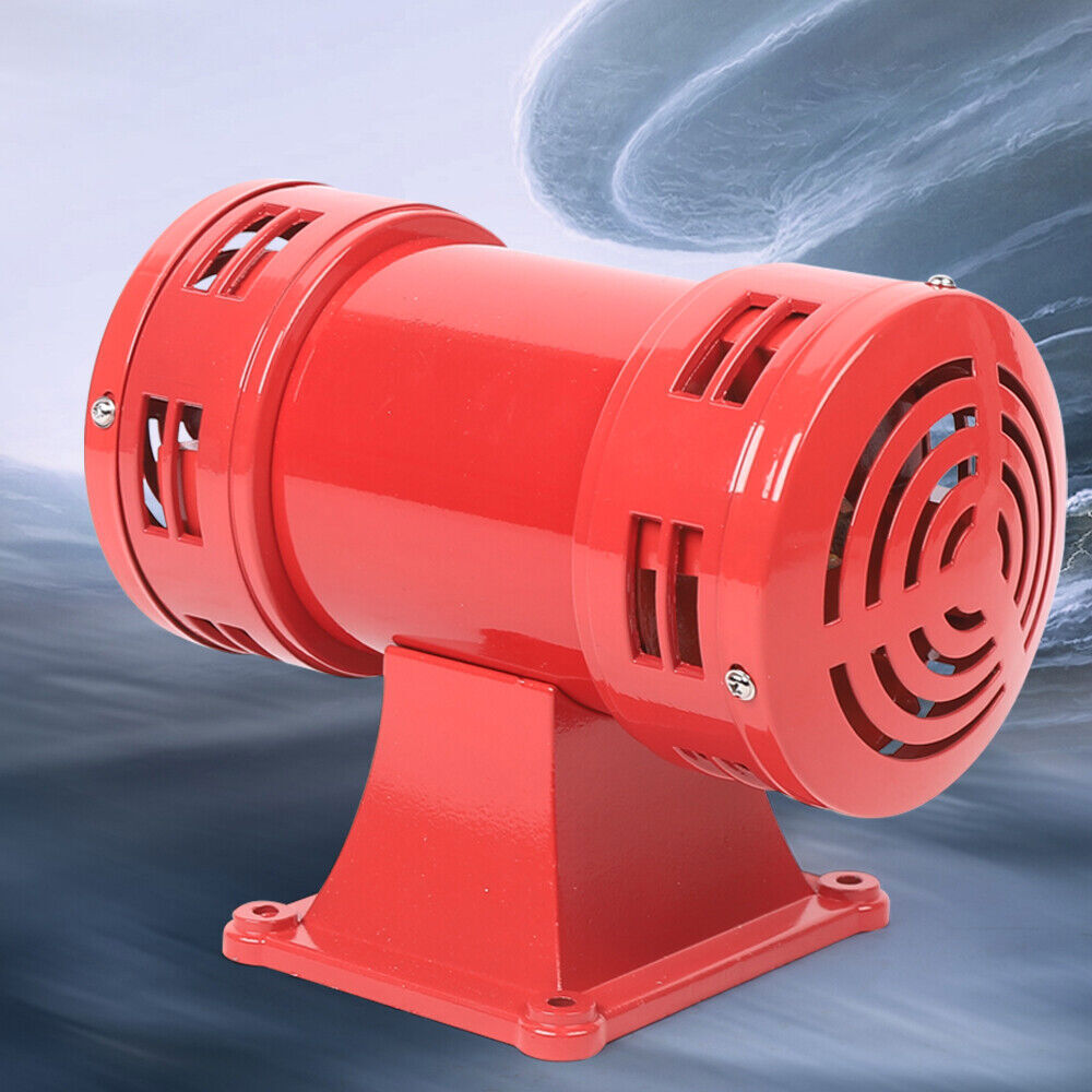 110V Industrial Air Raid Horn Type Loud 140db Air Raid Sound Siren Alarm NEW!