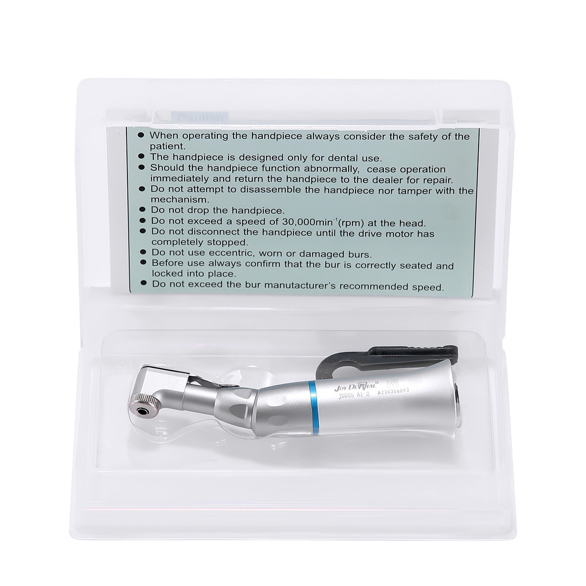 Dental Slow Low Speed Wrench Type Contra Angle Handpiece For Turning Latch
