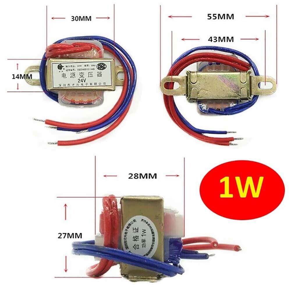 Power Transformer AC 110V/220V/380V IN 6V-36V Out 1W~100W Single/ Dual Output