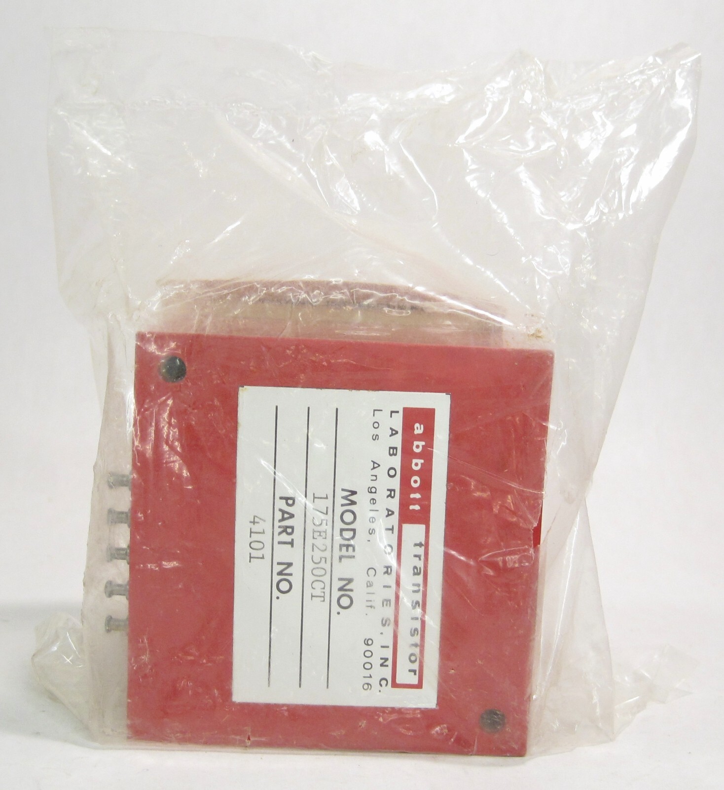 Abbott Transistor Vintage Model No 175E250CT Power Transformer New Unused