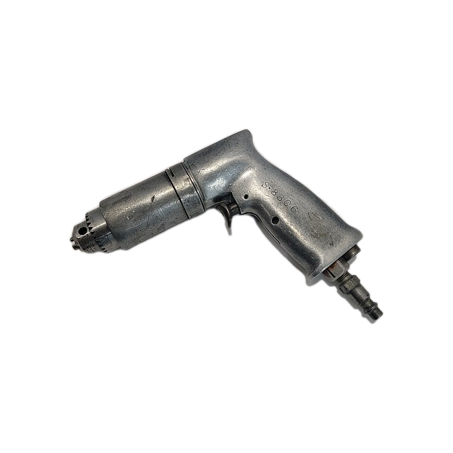 Chicago Pneumatic Pistol Grip Palm Air Drill SIZE 2750 Made In USA S8806 Vintage