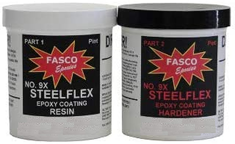 Fasco Epoxies Steelflex Clear – Epoxy Bottom Coating – Gallon Kit