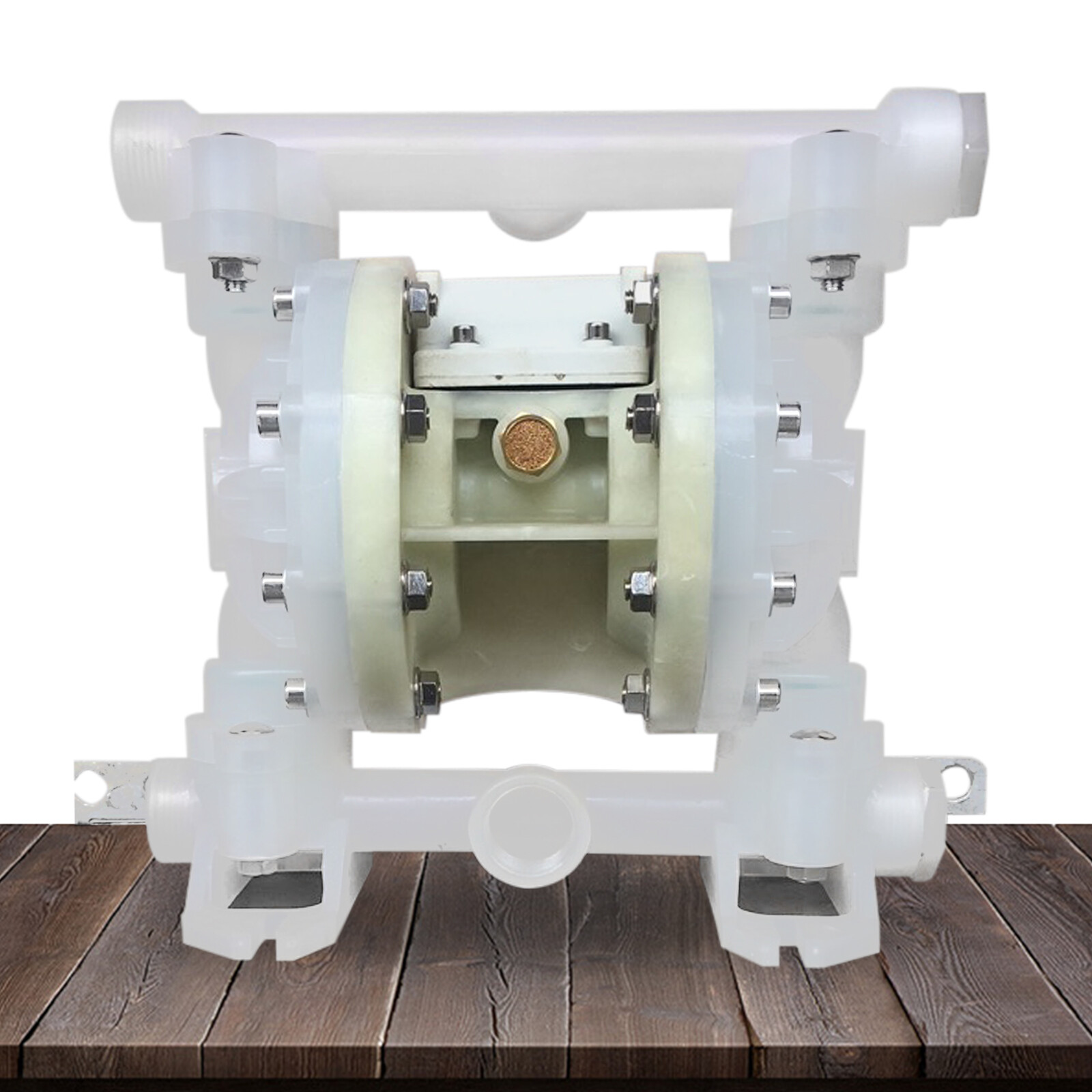 Industrial Plastic Double Diaphragm Oil Pump Air-operated Liquids Transfer Pump