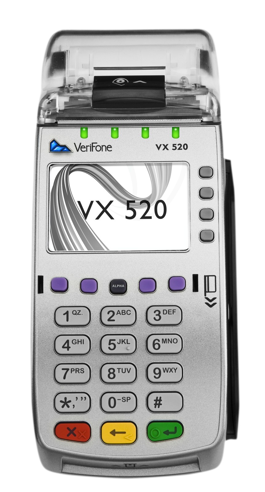 VeriFone Vx520 EMV NFC Credit Card Machine #M252-653-A3-NAA-3