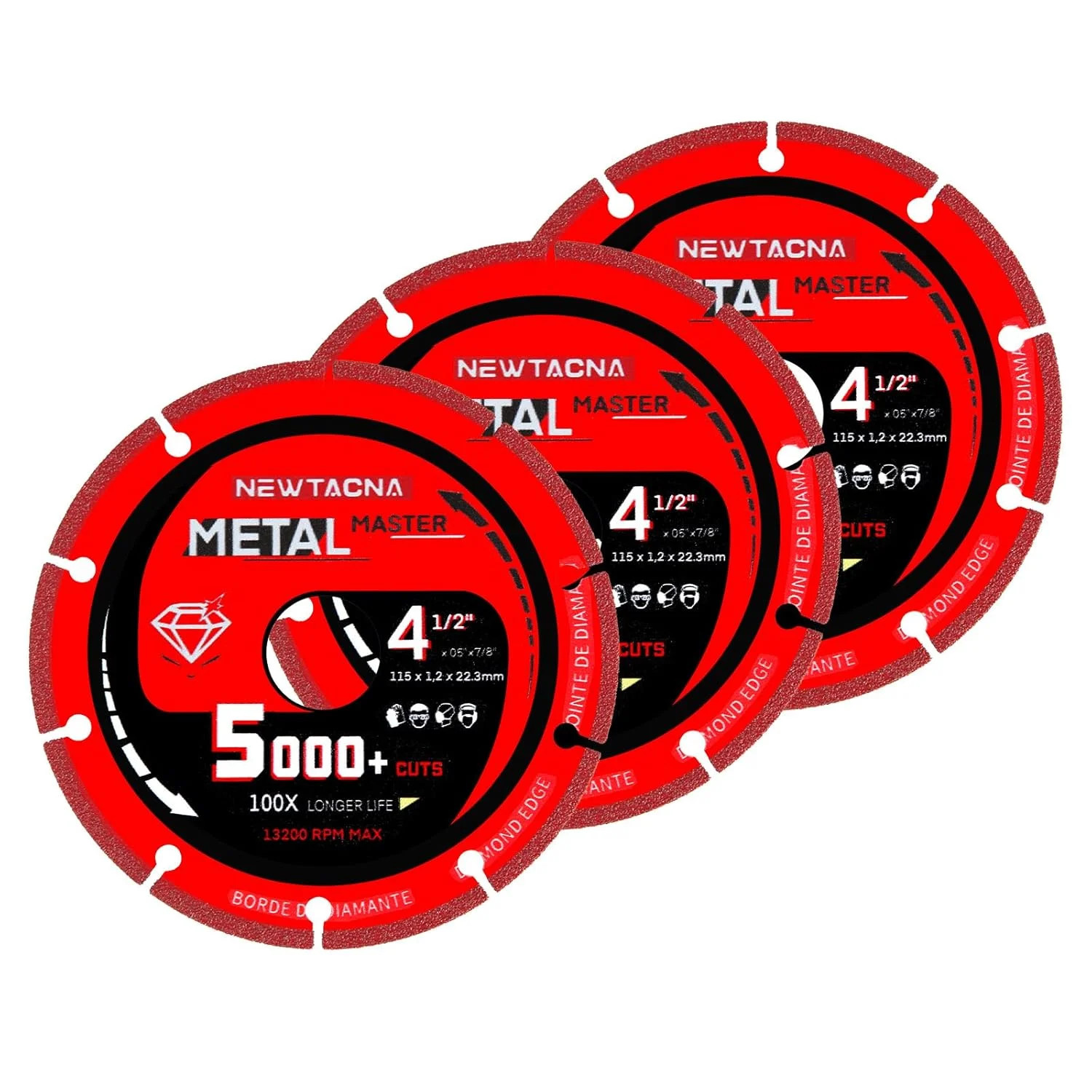 4 1/2 Cut Off Wheel Angle Grinder Cutting Disc 4.5 Inch Cut Off Wheel for Metal