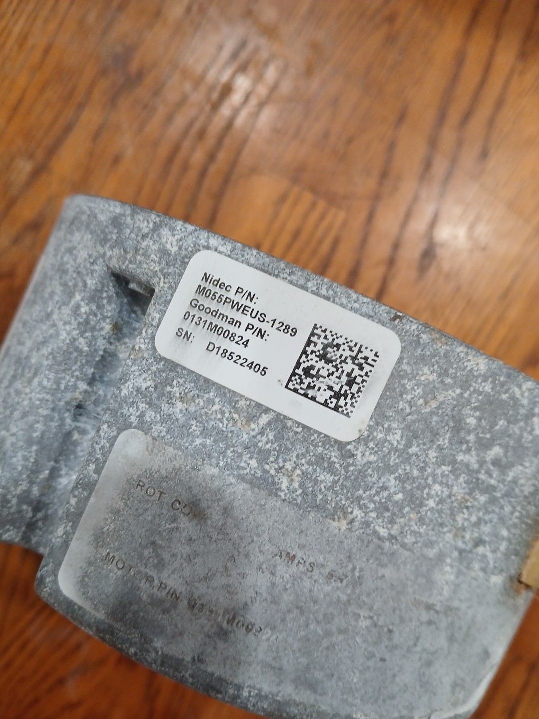 US Motors Selectech Motor Control 3/4 HP M055PWEUS-1289 P/N 0131M00824 81