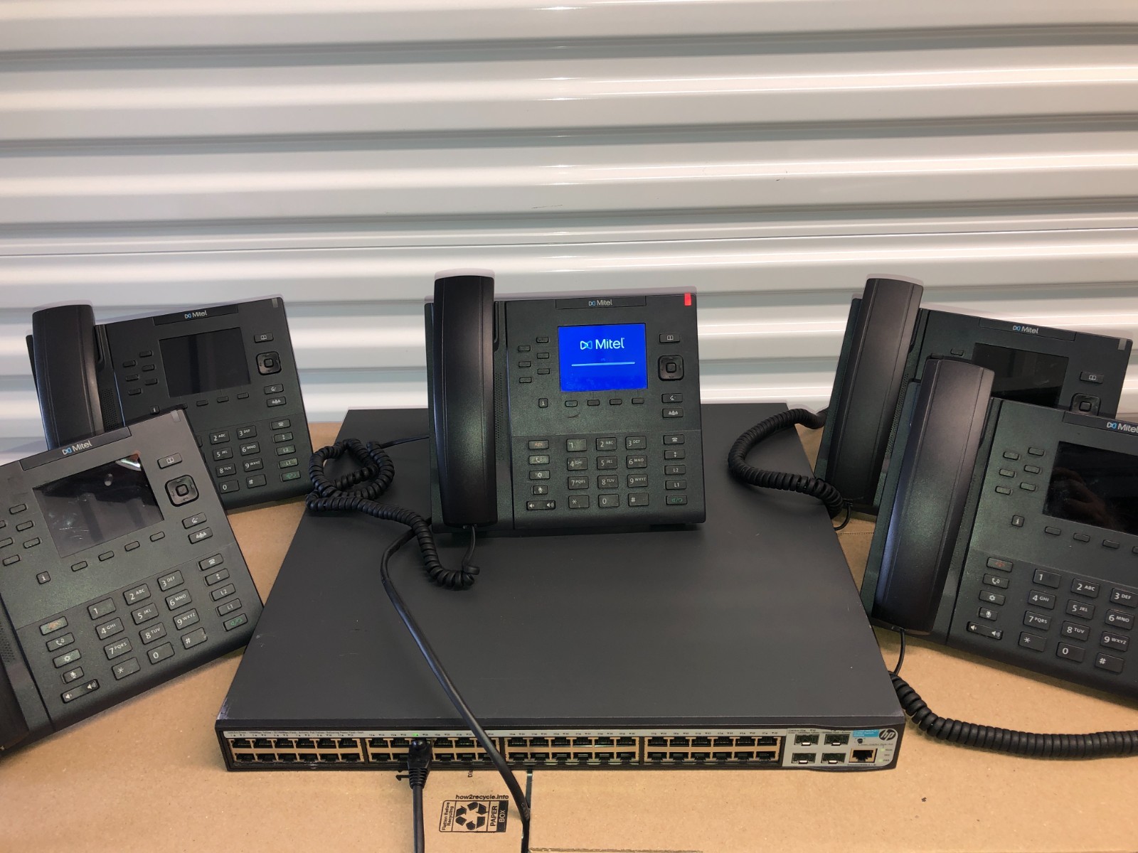 PHONE SYSTEM SETUP /HP 48port/ POE ROUTER 5X’s 6867i SIP,POE ,VIOP PHONES, MITEL