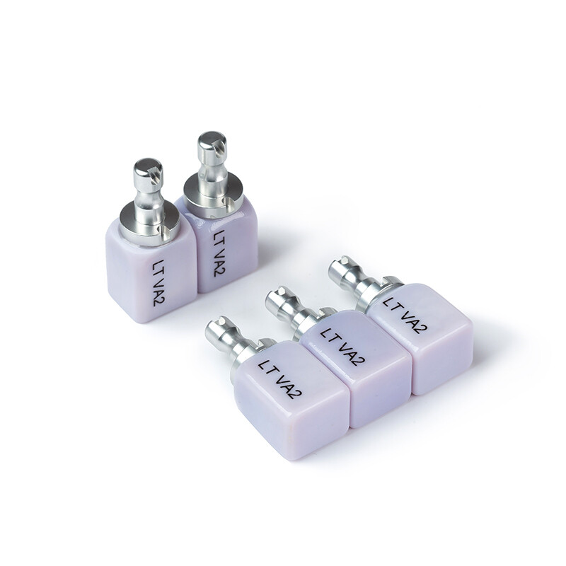 Dental HT/LT Lithium Disilicate Blocks C14 Cad Cam Glass Ceramic 18-15-13mm 5pcs