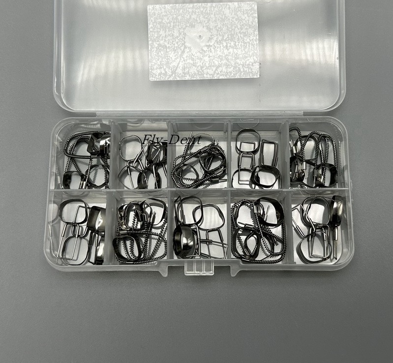 40* Dental Teeth Brace Preformed 1st + 2nd Space Maintainer Retainer Molar Bands