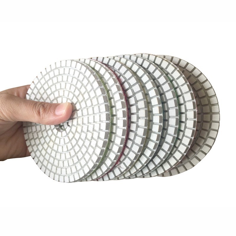 Professional Diamond Resin Polishing Pad Kit Stone Concrete Restoration