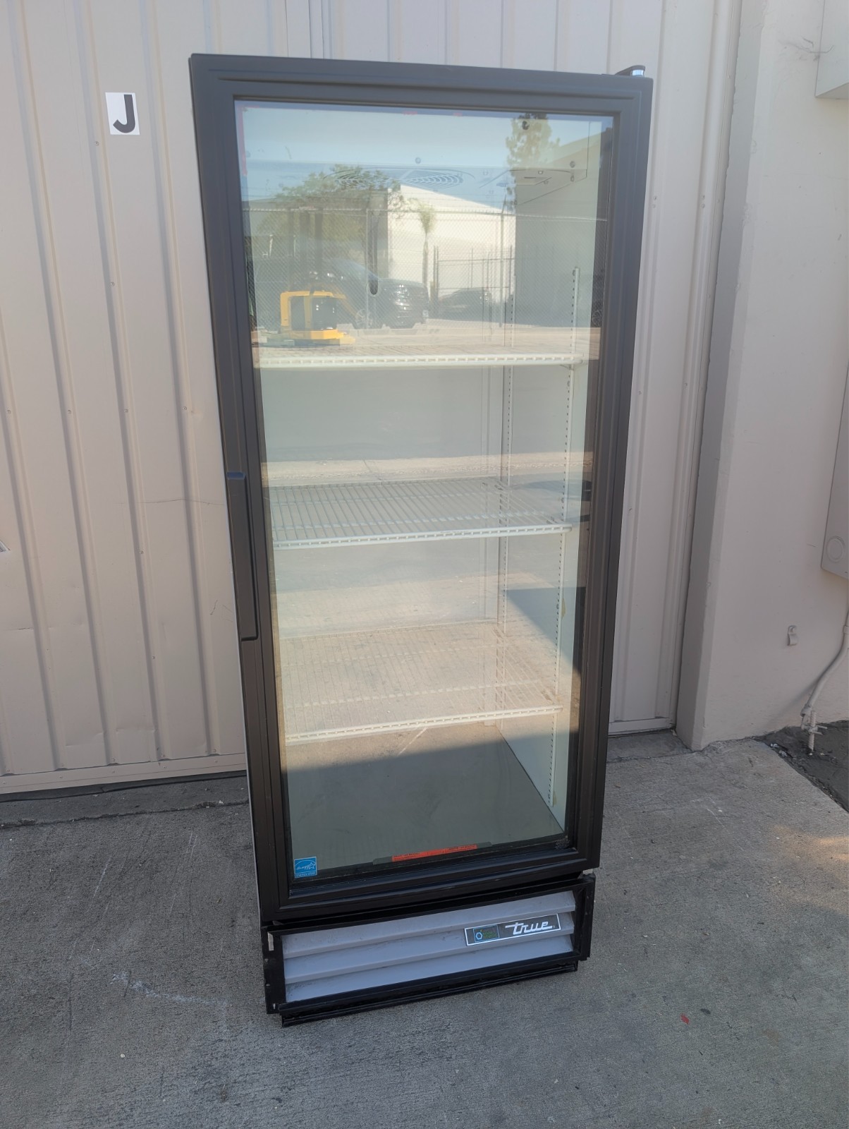 True Single Door Glass Merchandiser Refrigerator (Model GDM-12-HC-LD)