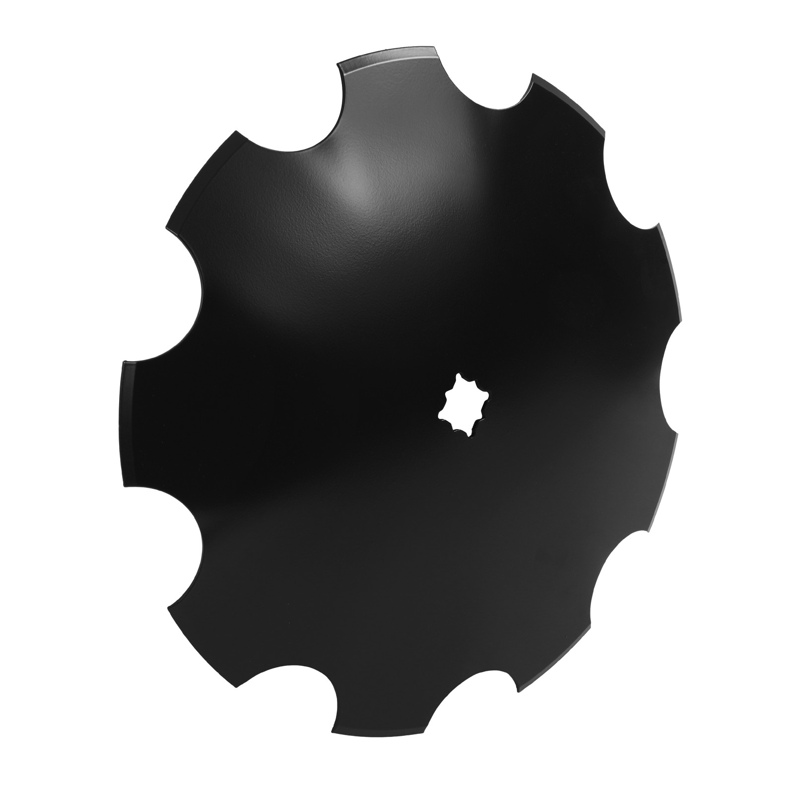 18″ Disc Harrow Blade 3.5mm 9-Gauge Notched For 1″/ 1-1/8″ Square Axle HeavyDuty