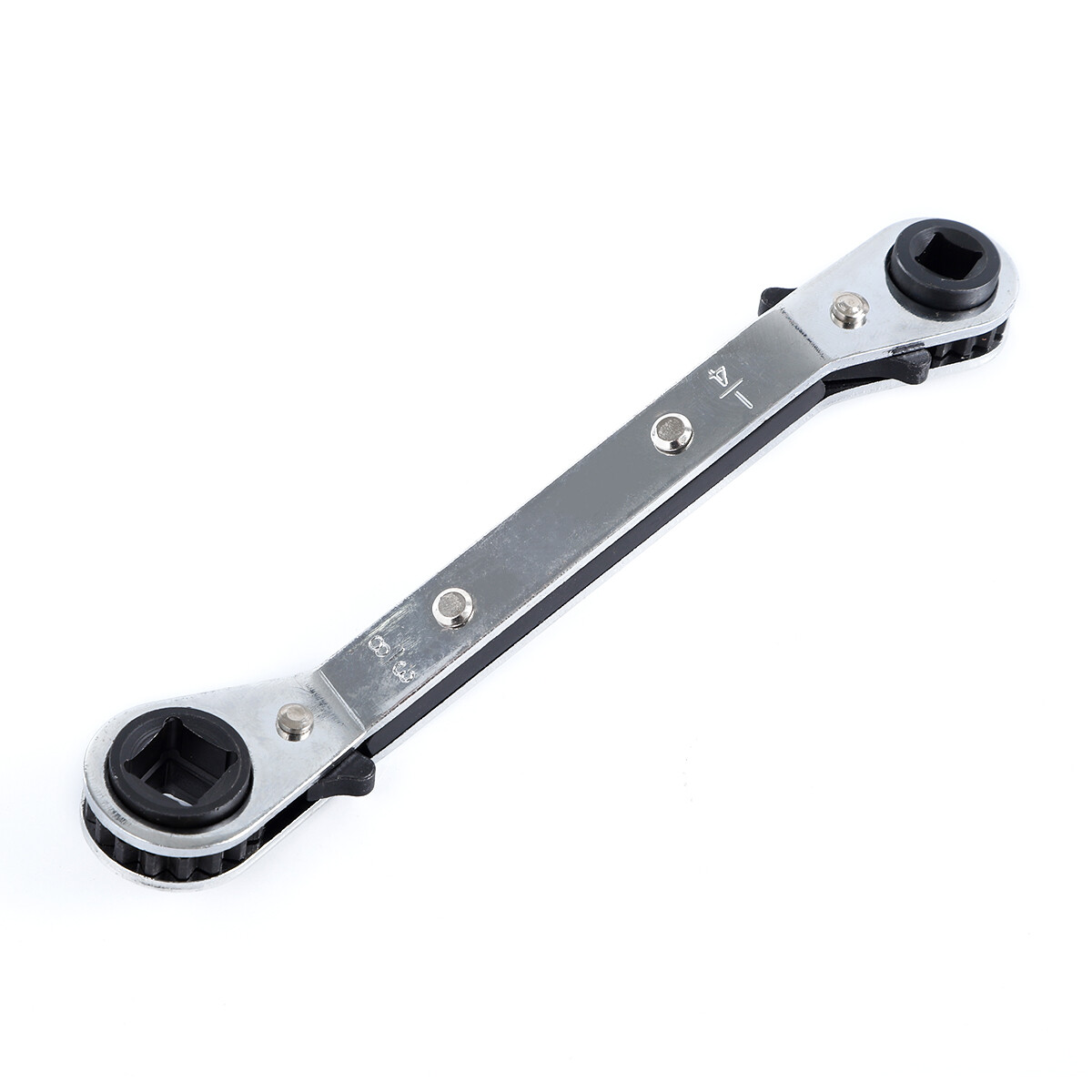 3/8” to 1/4”, 5/16” x 1/4” Refrigeration Hvac Service Wrench Set+Hex Bit 4PCS