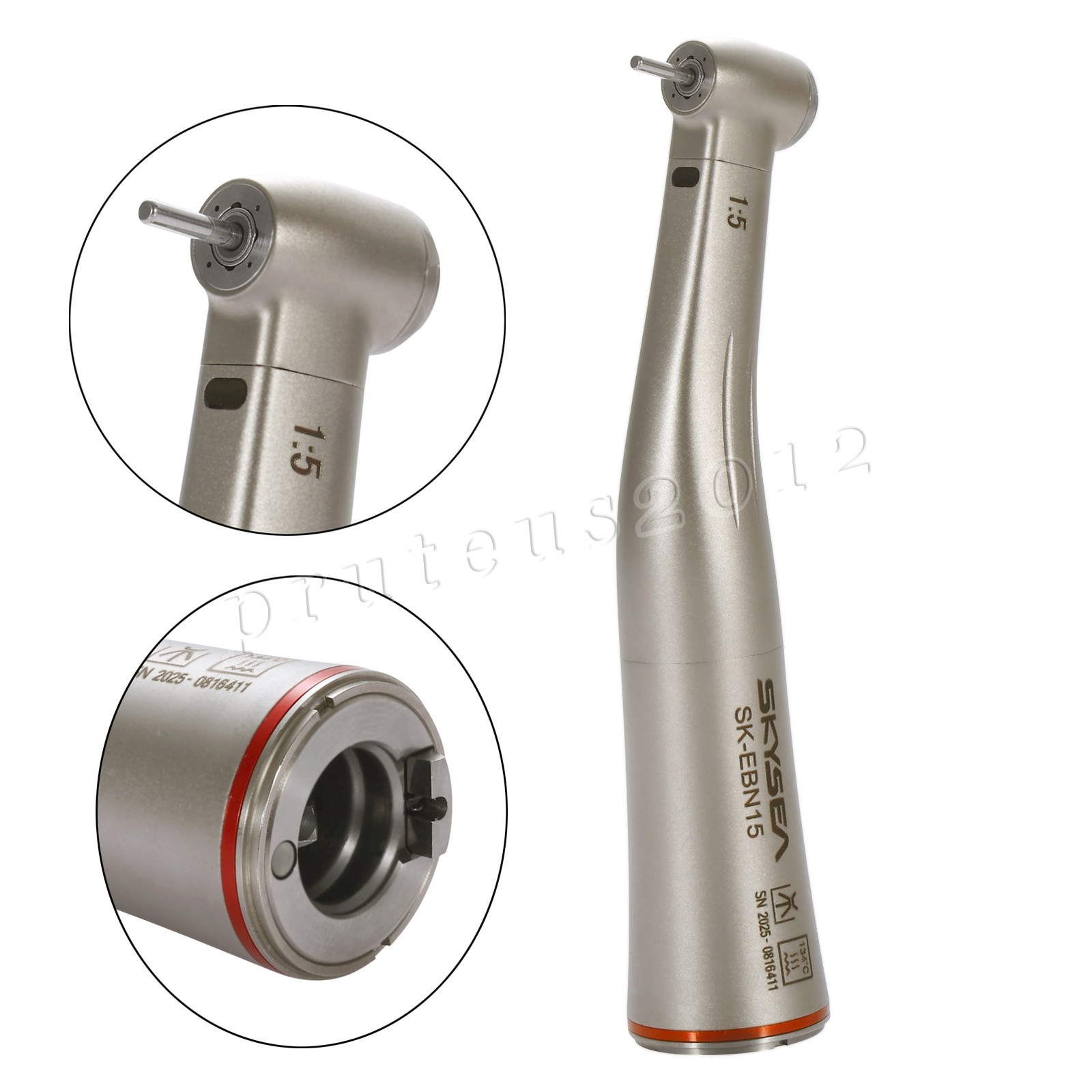 Dental Electric Highspeed Handpiece 1:5 Fiber Optic Contra Angle E-Type SK