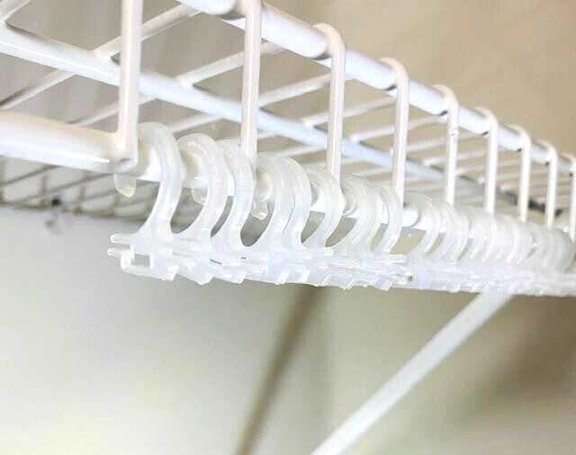 100pk HANGERS ⭐USA!⭐PEGBOARD HOOK OR CLOSET SHELF ORGANIZER CLOTHING JEWELRY ETC