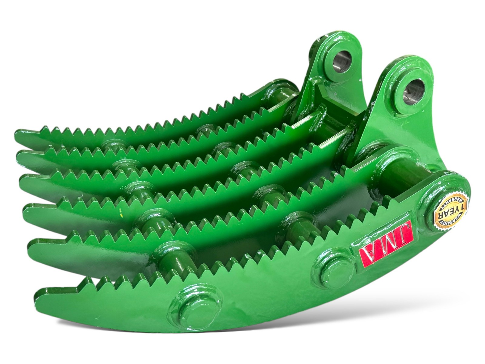 JMA 24in Mini Excavator Root Rake 4.5-6.5 Ton 45mm Pin-On Land Clearing Grapple