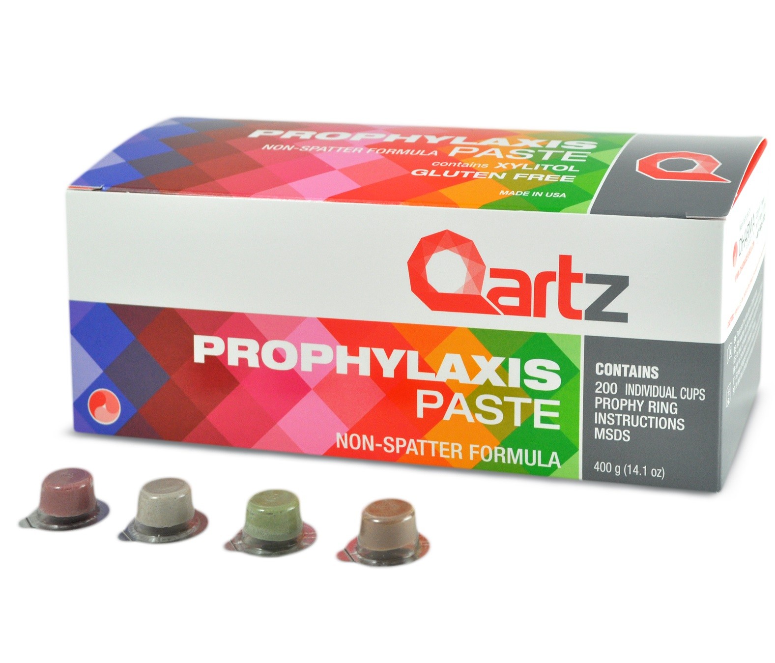 Dharma Qartz Cups Assorted Medium x200 Dental Polishing Cups