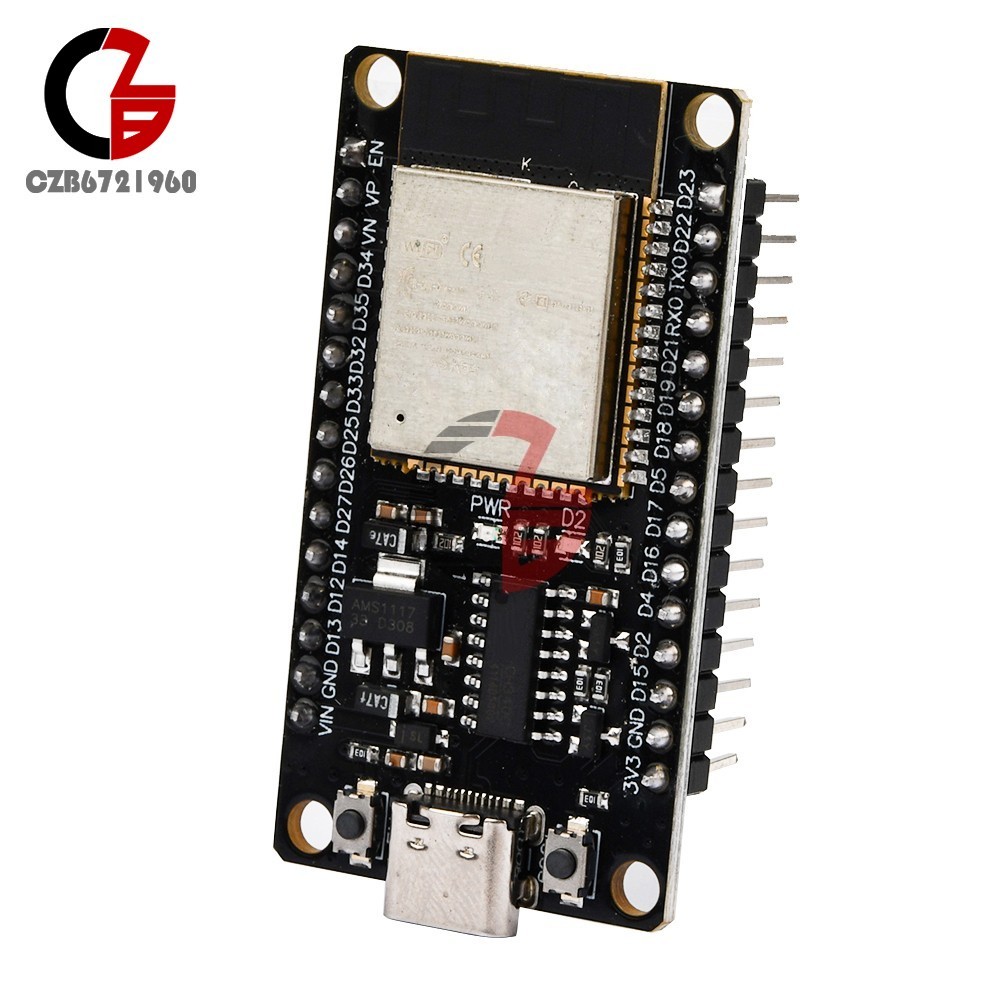 5PCS ESP32 CH340C Type-C Development Board Wifi Bluetooth Ultra Low Power Core