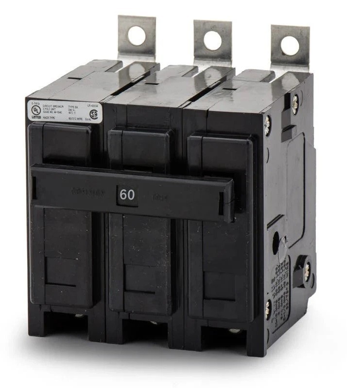 EATON Cutler-Hammer 60 Amp 3 Pole Bolt-On Circuit Breaker – BAB3060H